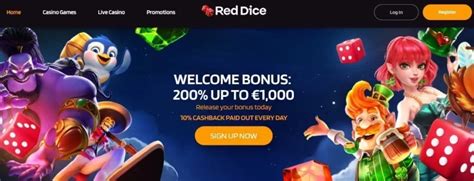 RedDice Welcome Bonus .